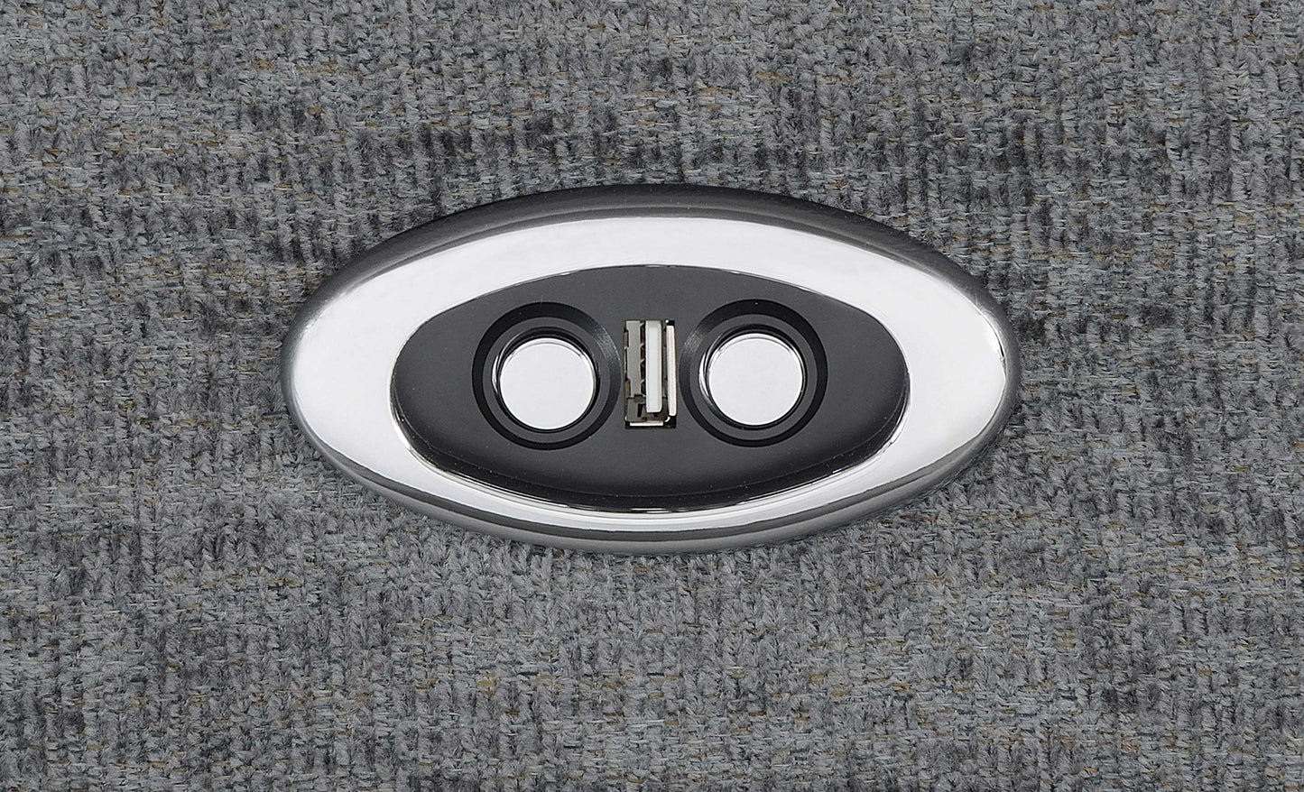 Sofá eléctrico tapizado Bahrain color carbón