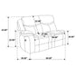 Sofá seccional reclinable eléctrico tapizado Sycamore gris