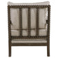 Sillón decorativo Bobbin tapizado Blanchett en beige y natural