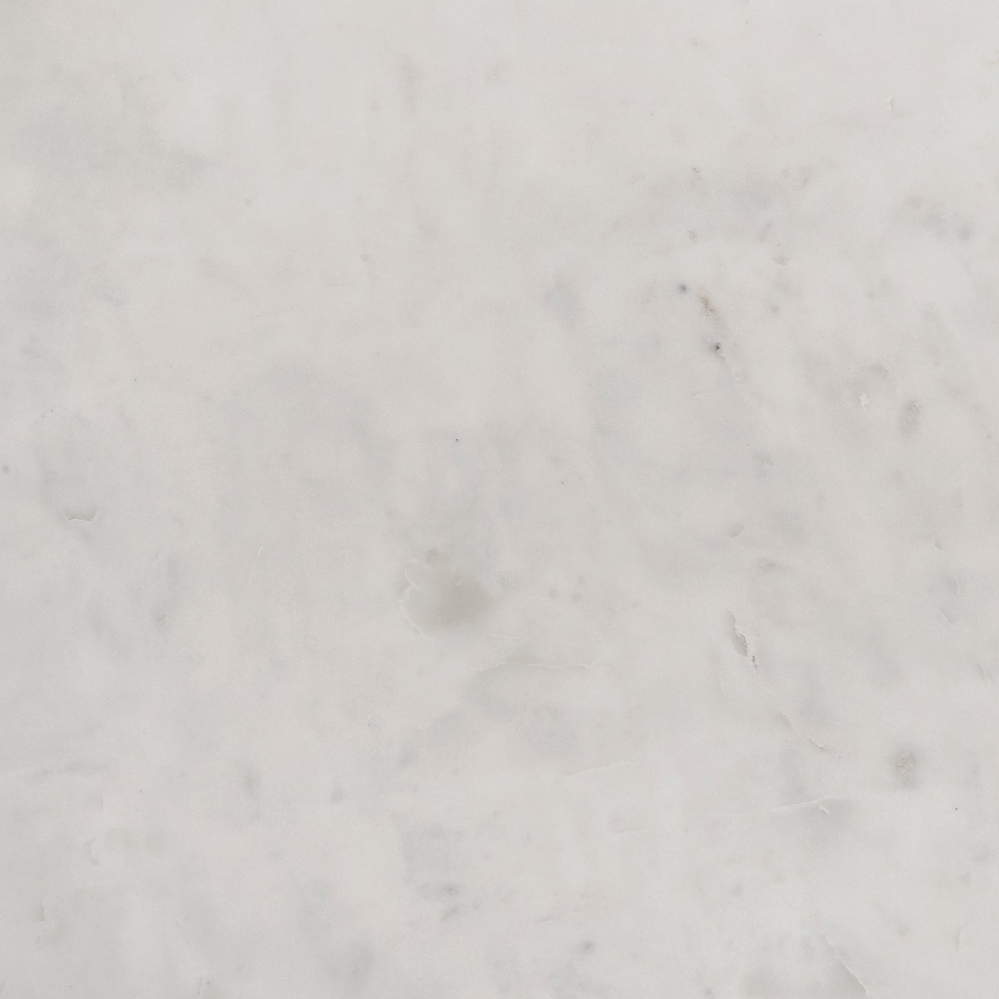 Mesa auxiliar redonda Astoria de mármol auténtico, color blanco