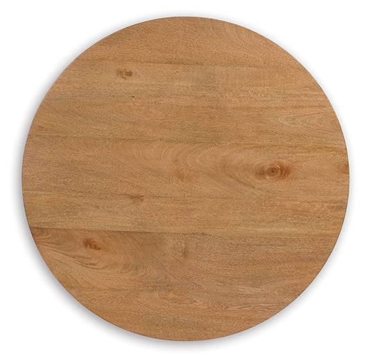 Mesa auxiliar redonda Kristiland