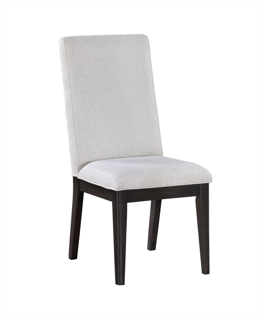 Hathaway Upholstered Dining Side Chair Cream (Set of 2)
