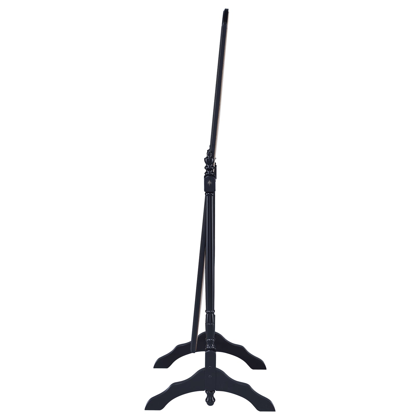 Espejo de cuerpo entero ajustable de madera Cabot, color negro