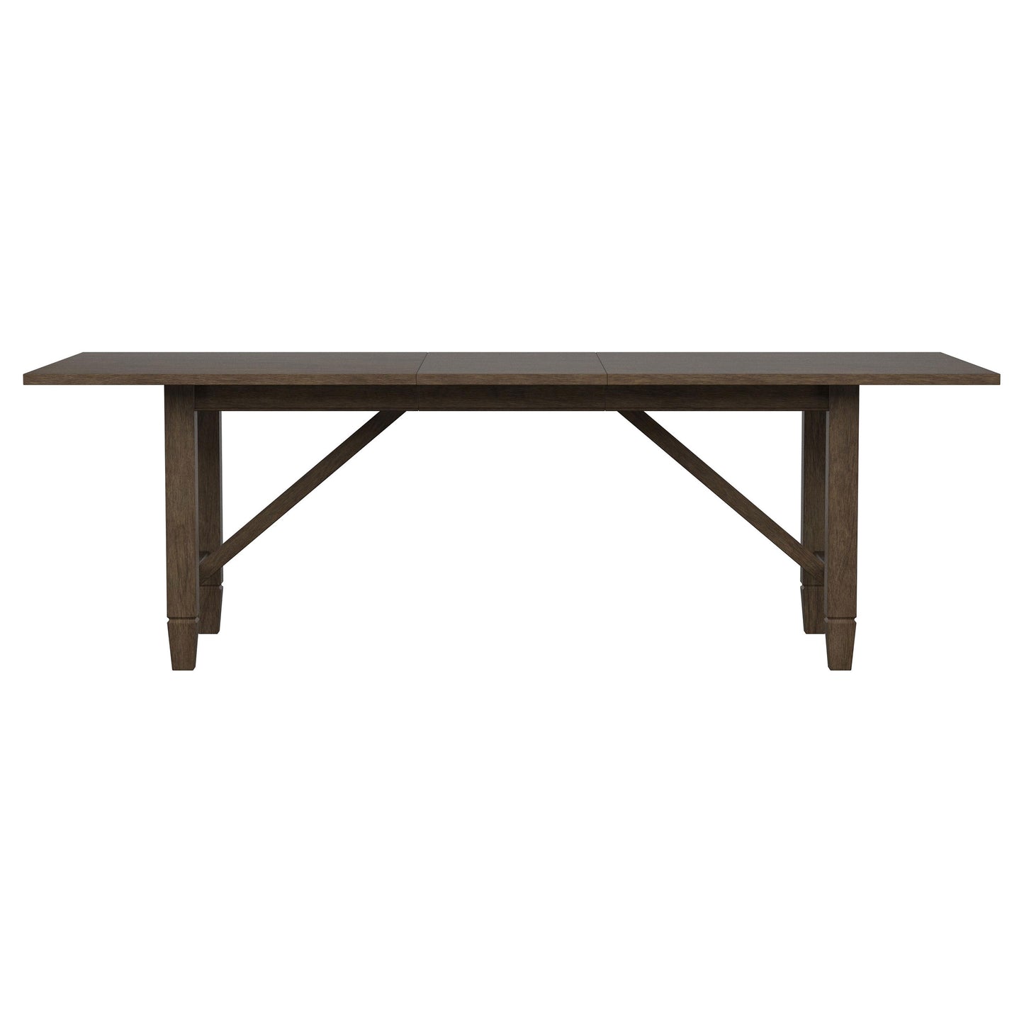 Juego de mesa de comedor rectangular Matisse de 7 piezas en marrón claro