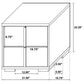 Juego de dormitorio Marceline de 4 piezas Eastern King en blanco