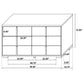 Juego de dormitorio Marceline de 4 piezas Eastern King en blanco