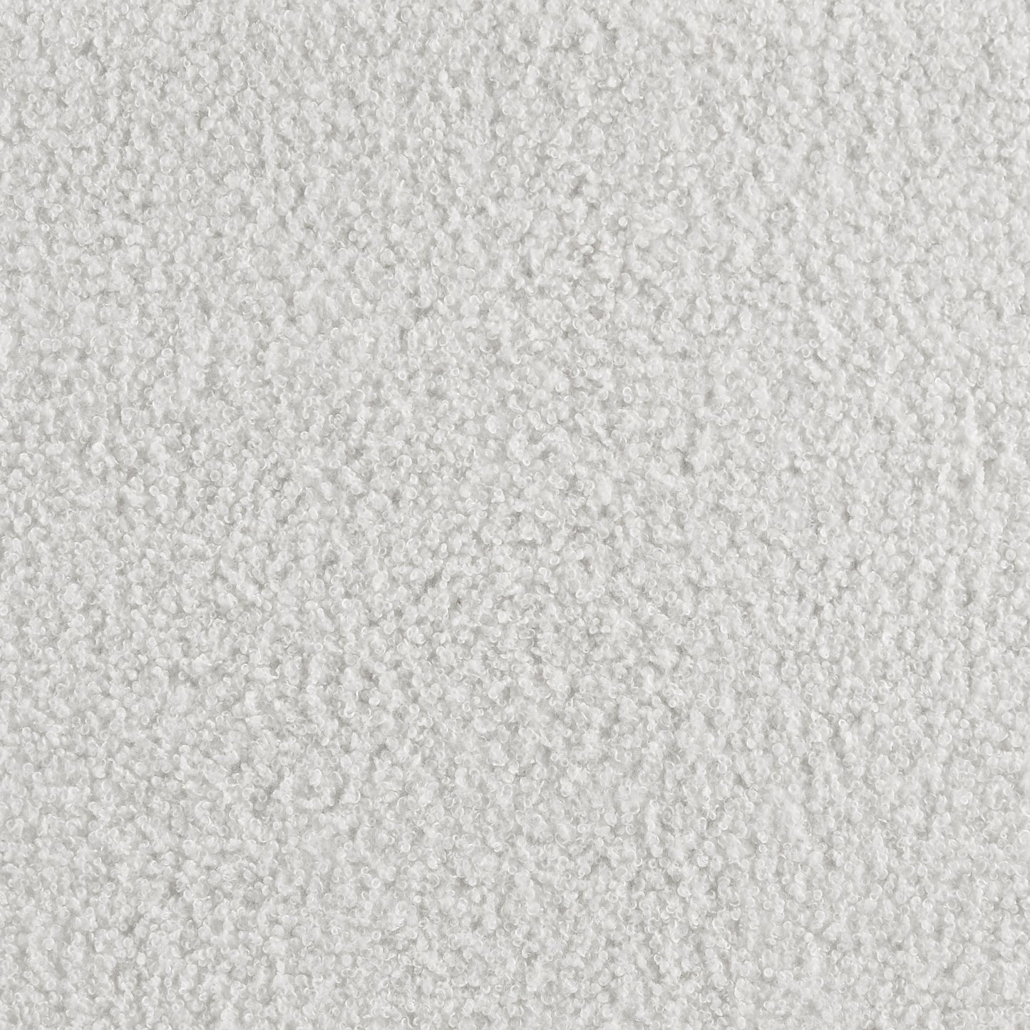 Cama Alamosa Boucle con plataforma tapizada, tamaño king, color blanco