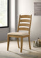 Silla de comedor Danvers Wood de roble marrón (juego de 2)