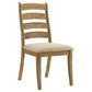 Silla de comedor Danvers Wood de roble marrón (juego de 2)