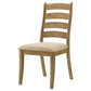 Silla de comedor Danvers Wood de roble marrón (juego de 2)