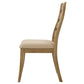 Silla de comedor Danvers Wood de roble marrón (juego de 2)