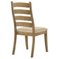 Silla de comedor Danvers Wood de roble marrón (juego de 2)