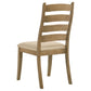 Silla de comedor Danvers Wood de roble marrón (juego de 2)