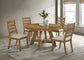 Silla de comedor Danvers Wood de roble marrón (juego de 2)
