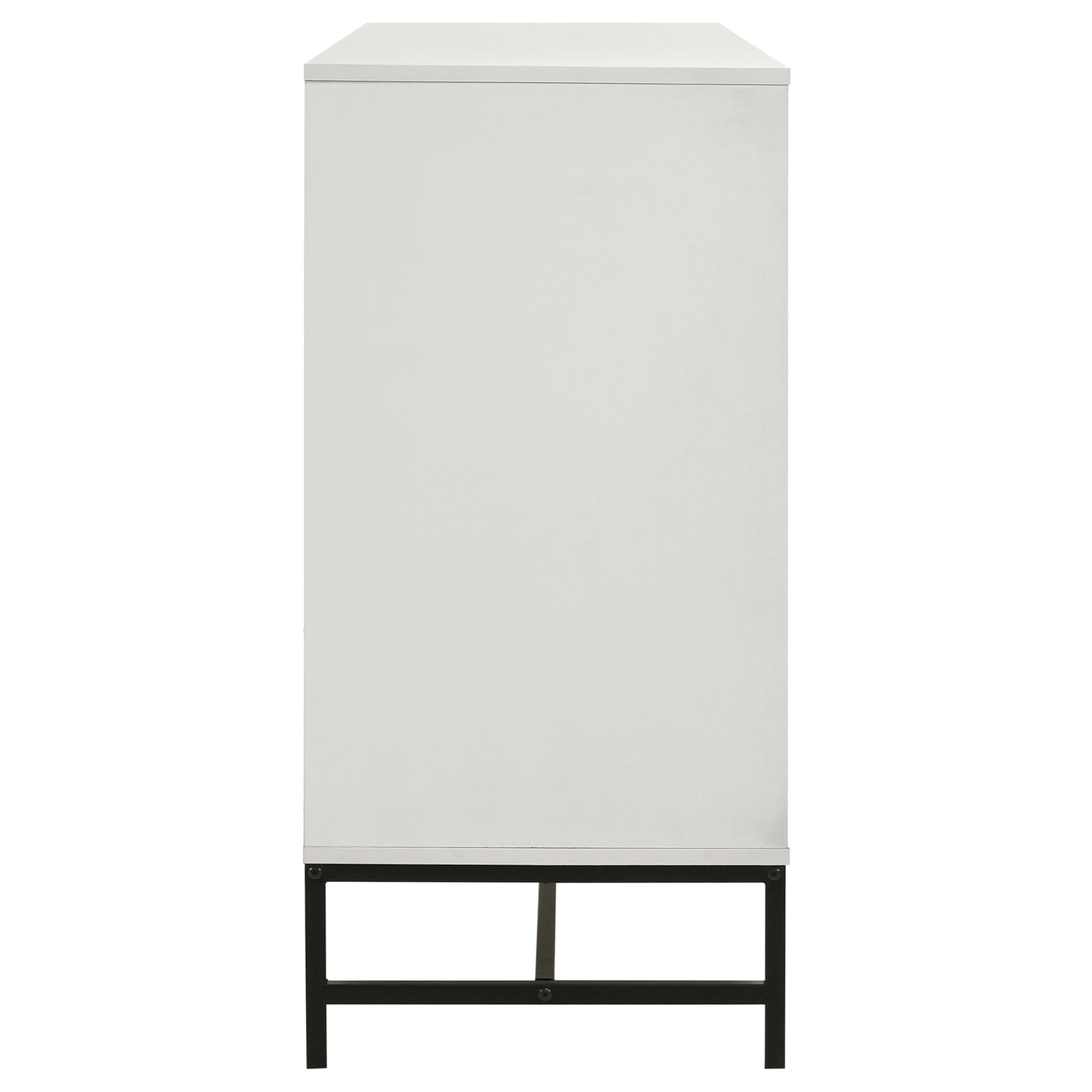 Cómoda de dormitorio Sonora de 6 cajones, color blanco