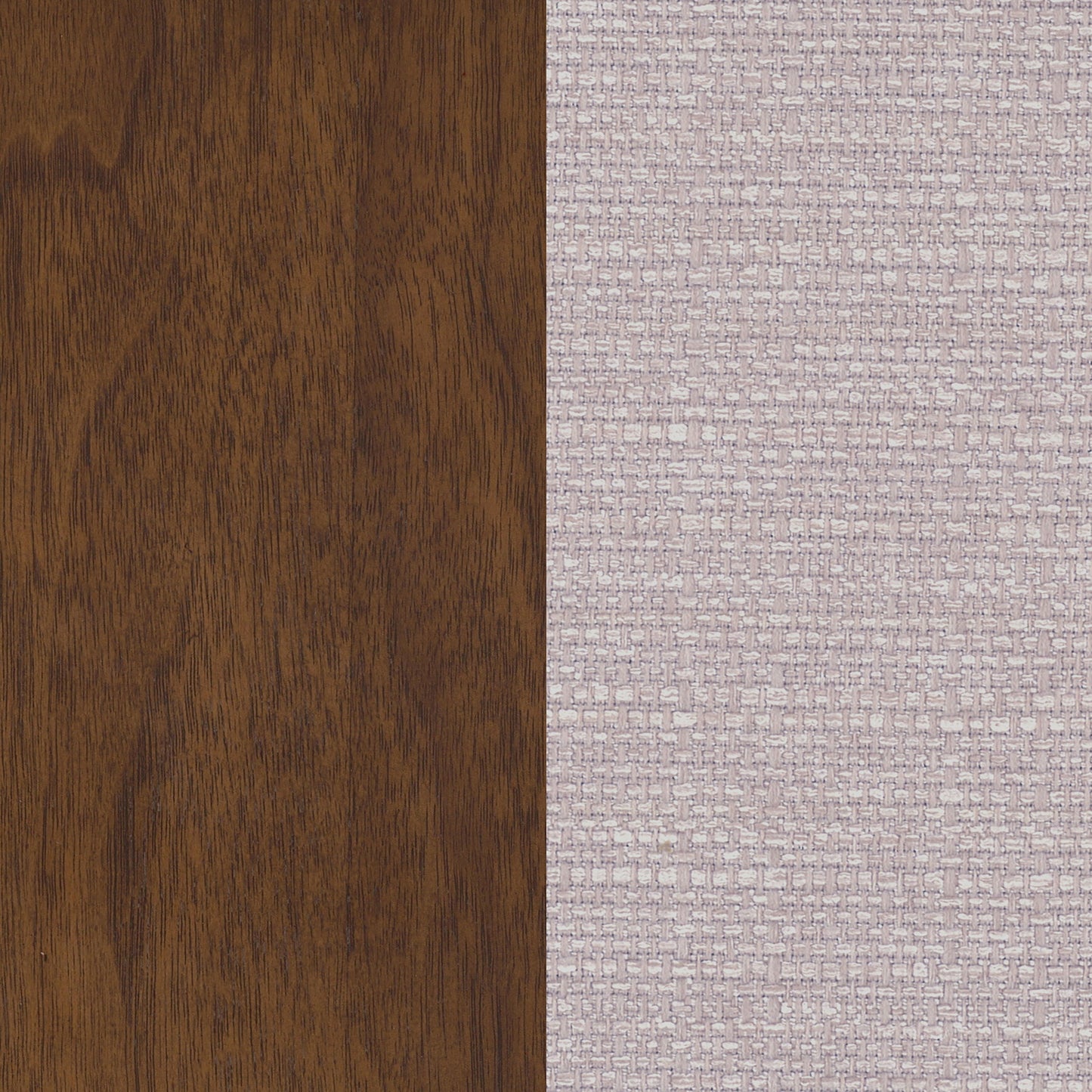 Juego de mesa de comedor redonda Everton de 5 piezas de 53 pulgadas en nogal oscuro