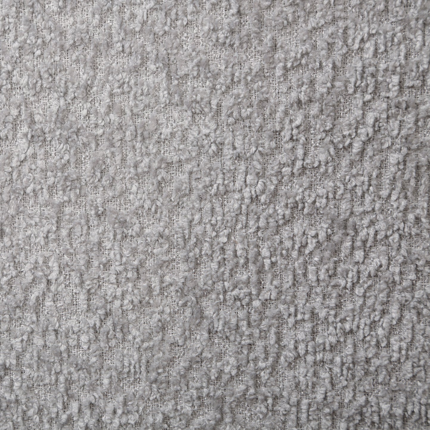 Cama de día tapizada Patricia Boucle con cama nido, color gris