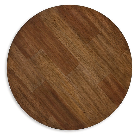 Mesa auxiliar redonda Kraeburn