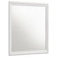 Juego de dormitorio Louis Philippe de 4 piezas, color blanco