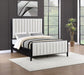 Cama King tapizada Brookmead de 60 pulgadas, color negro