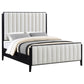 Cama Queen tapizada Brookmead de 60 pulgadas, color negro