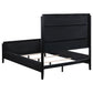 Cama Queen tapizada Brookmead de 60 pulgadas, color negro