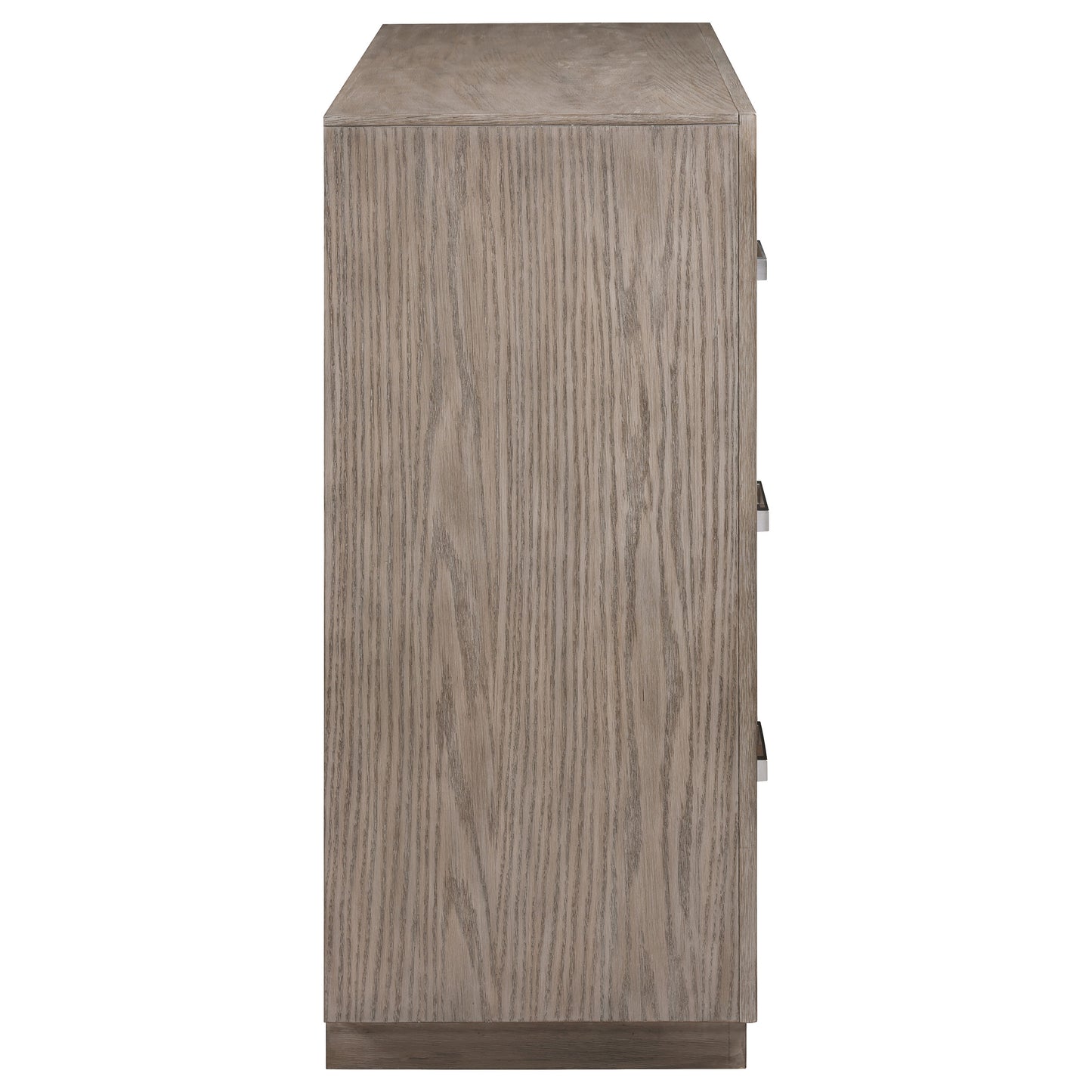 Cómoda Kenora de 6 cajones color marrón cebada