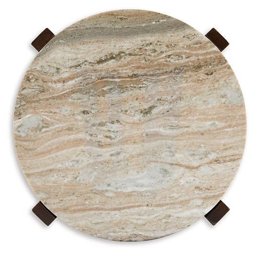 Mesa auxiliar redonda Tanidore