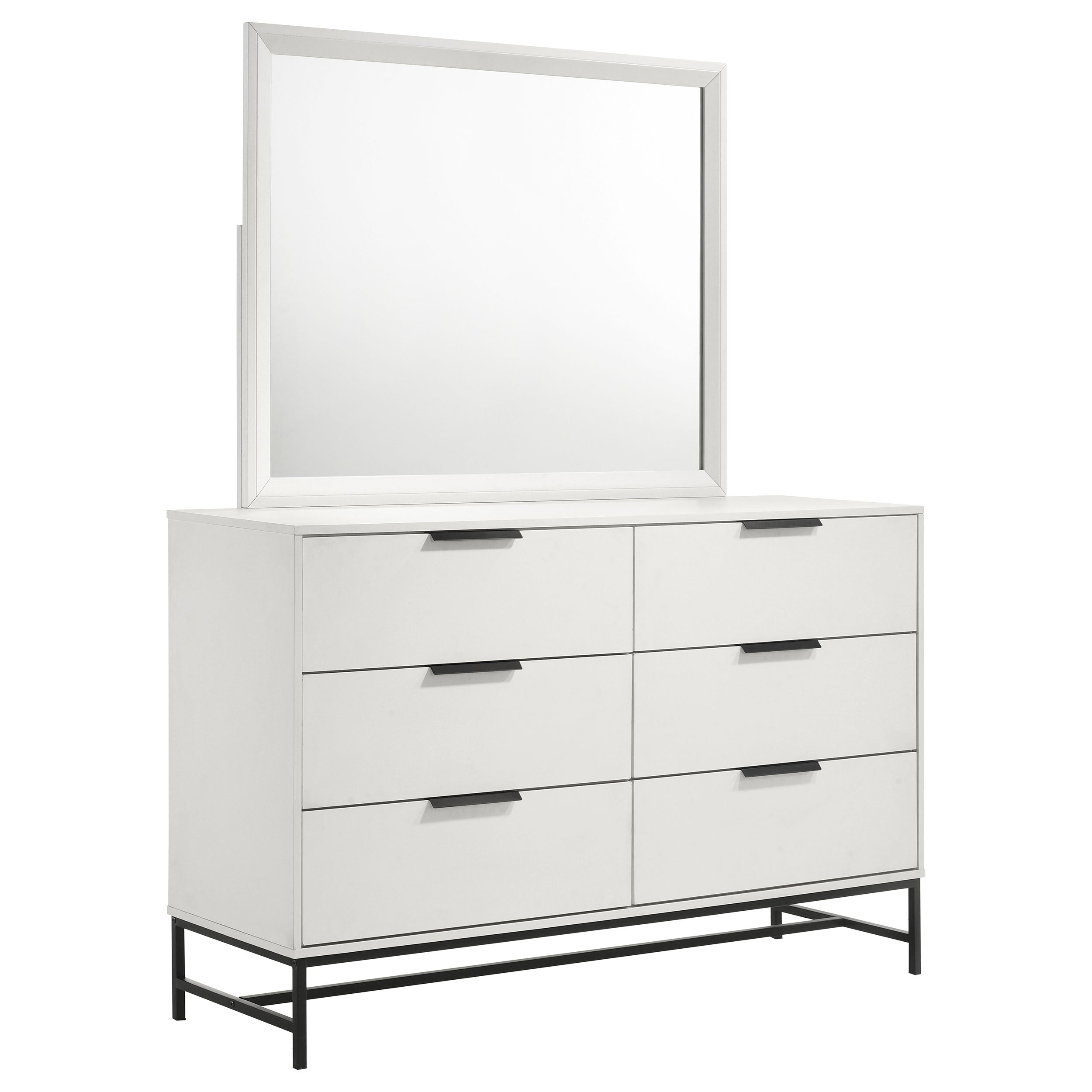 Sonora - 6-drawer Dresser with Mirror