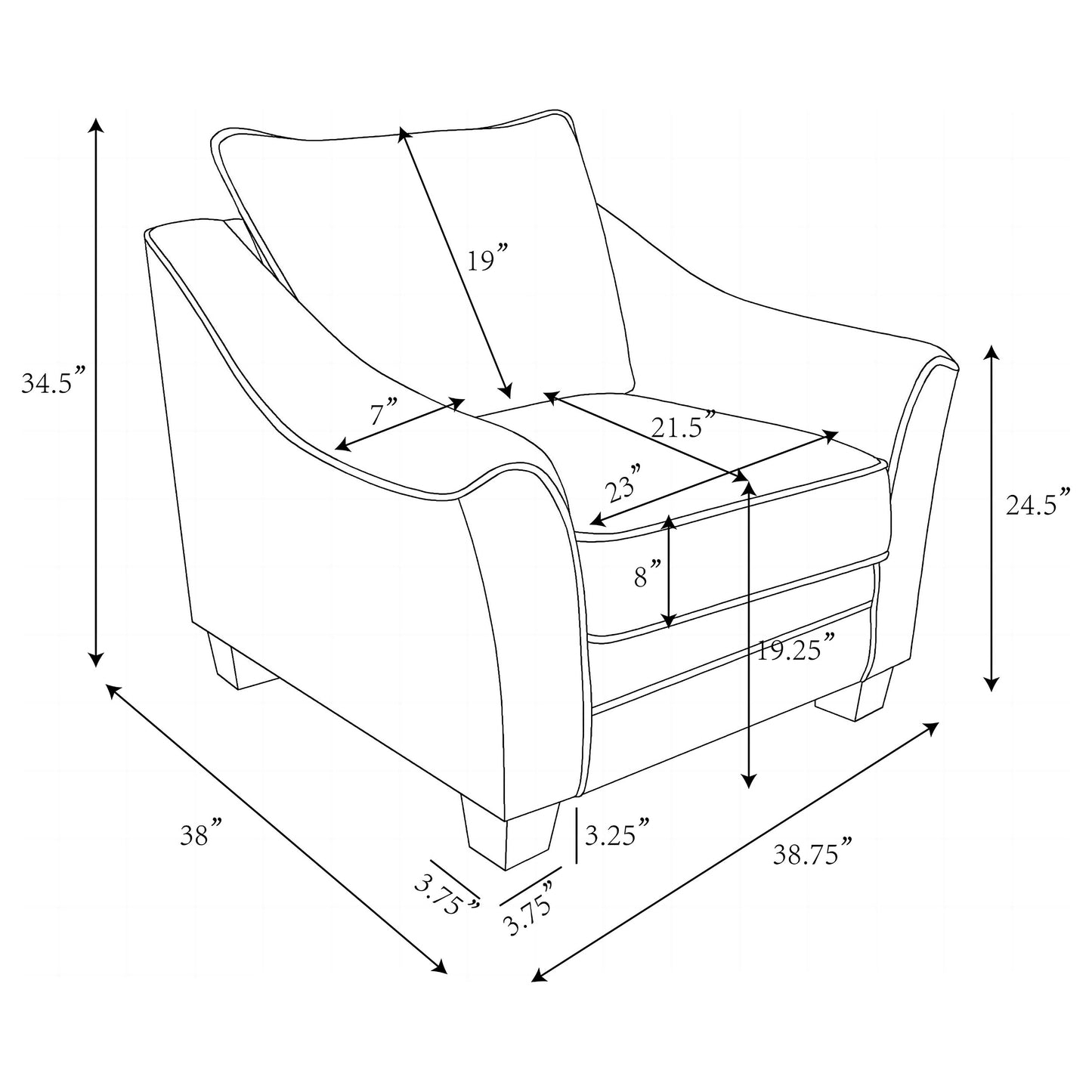 Conjunto de sofá tapizado de 3 piezas Tomkins Boucle en gris claro