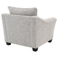 Silla tapizada Tomkins Boucle gris claro