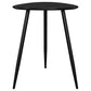 Odessa Triangular Solid Wood End Table Black