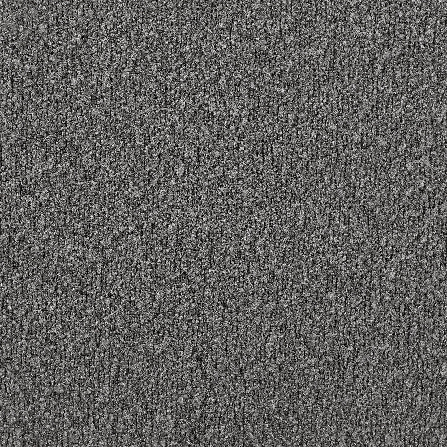 Silla de bar tapizada Viola Boucle gris (juego de 2)