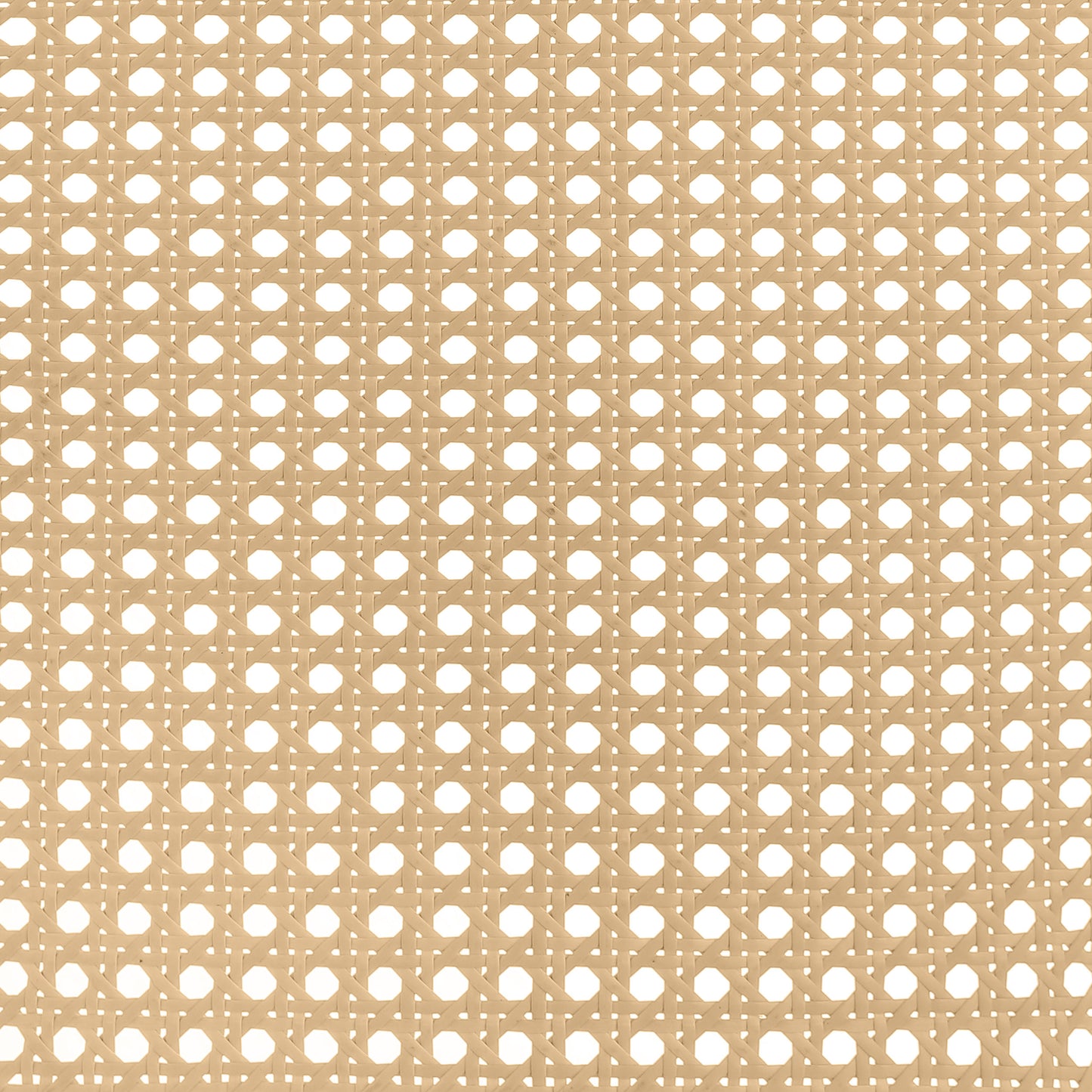 Cama Queen de metal con estructura de caña abierta Lanewood, color blanco