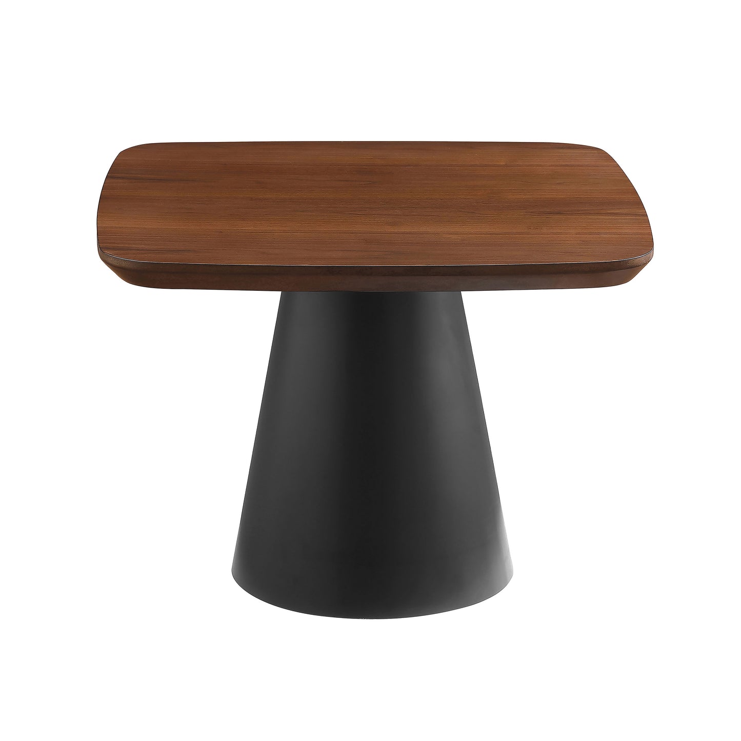 Juego de mesa de centro de 2 piezas Eason en nogal y negro