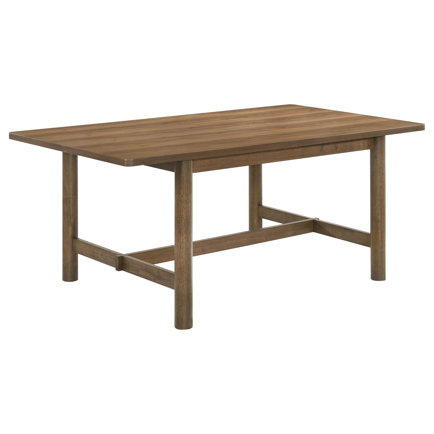 Juego de mesa de comedor rectangular Crestmore de 5 piezas en nogal