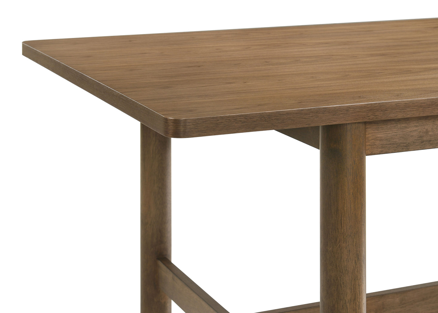 Juego de mesa de comedor rectangular Crestmore de 7 piezas en nogal