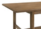 Juego de mesa de comedor rectangular Crestmore de 7 piezas en nogal