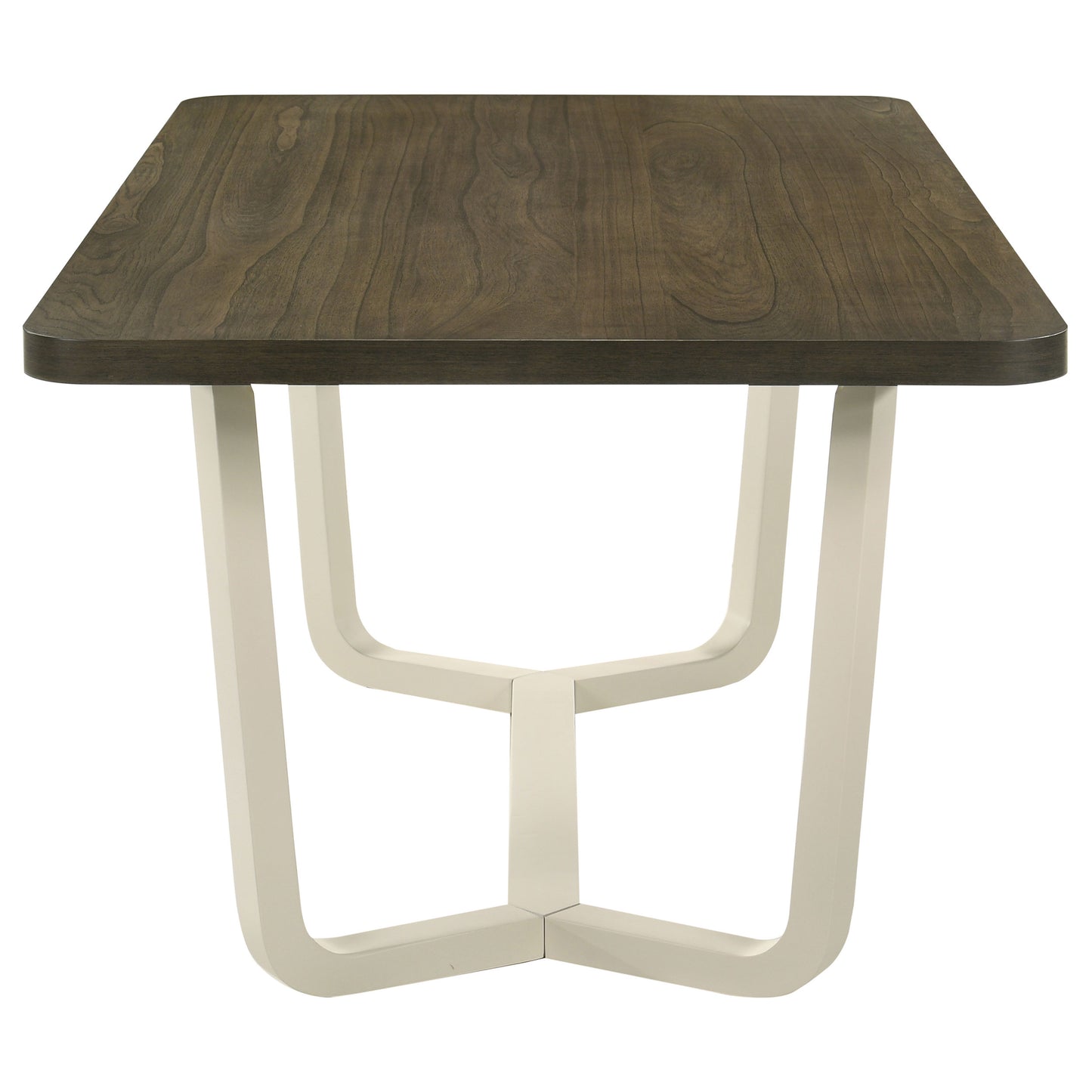 Mesa de comedor rectangular de madera Biloxi de 71 pulgadas, color marrón grisáceo