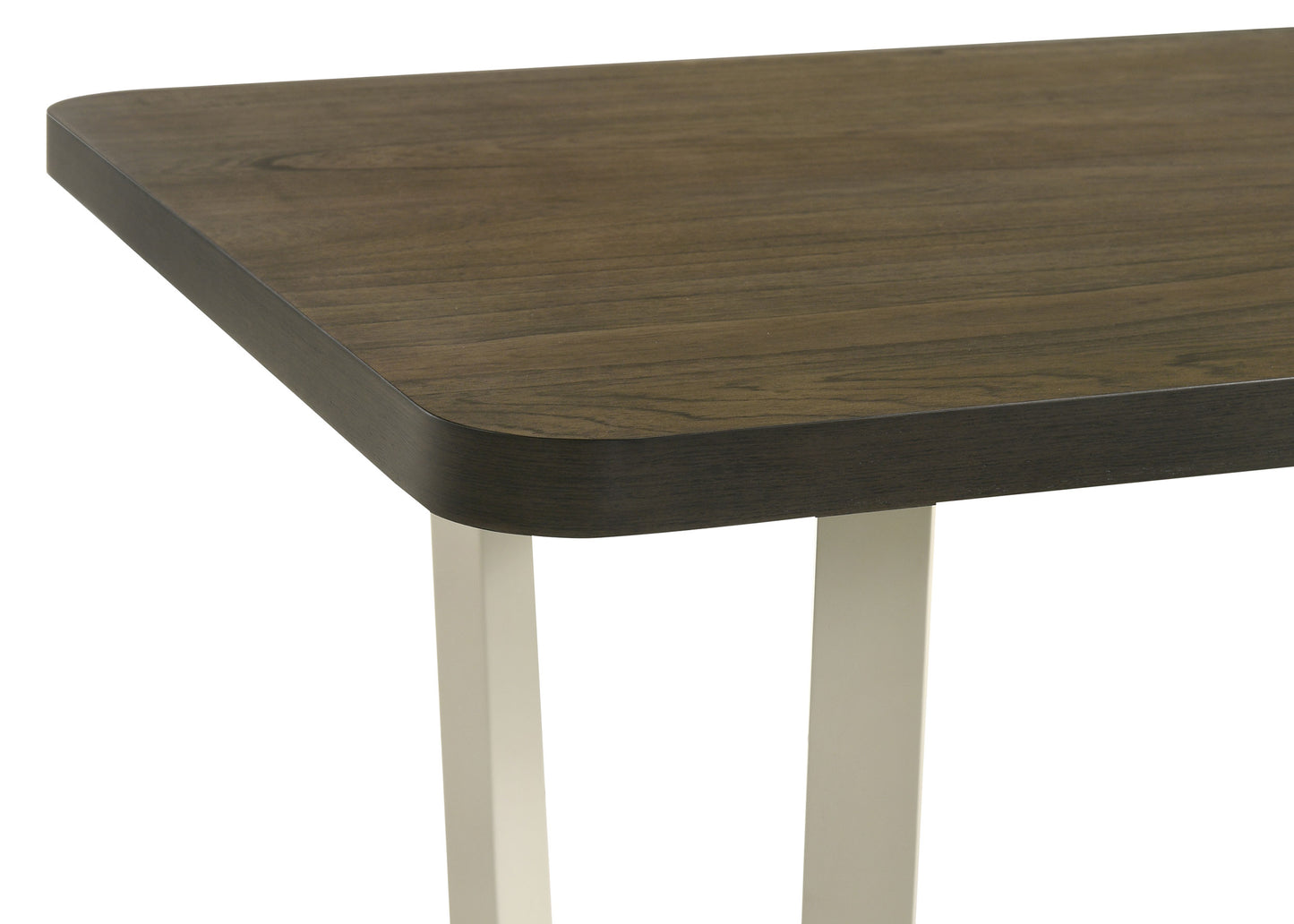 Mesa de comedor rectangular de madera Biloxi de 71 pulgadas, color marrón grisáceo