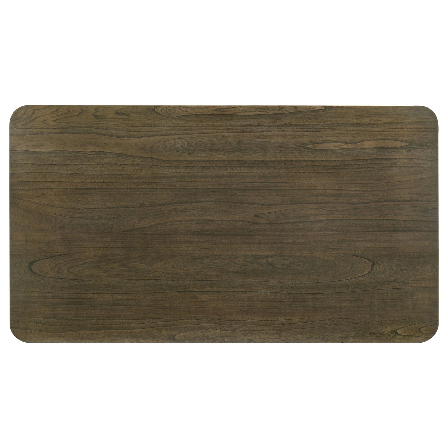 Juego de comedor rectangular Biloxi de 7 piezas y 71 pulgadas en marrón grisáceo