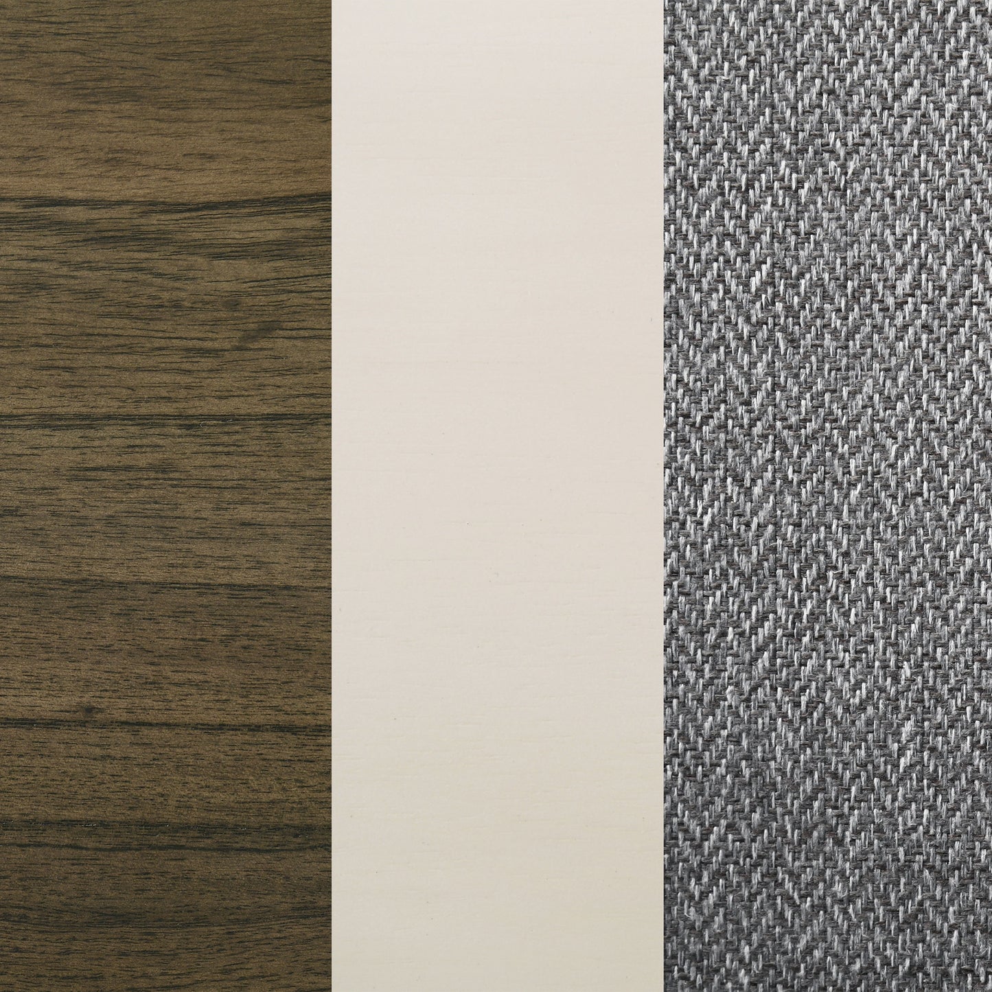 Juego de comedor rectangular Biloxi de 7 piezas y 71 pulgadas en marrón grisáceo