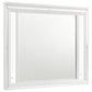 Juego de dormitorio Marmore de 4 piezas Eastern King en blanco
