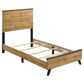 Cama individual Kaywood de 52 pulgadas con paneles de pino natural