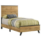 Cama individual Kaywood de 52 pulgadas con paneles de pino natural