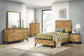 Cama individual Kaywood de 52 pulgadas con paneles de pino natural