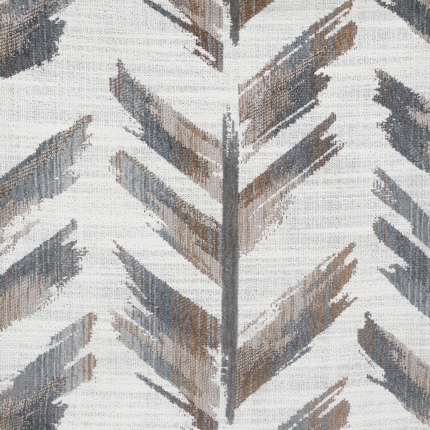 Sofá cama seccional tapizado en chenilla Ashford en color grisáceo