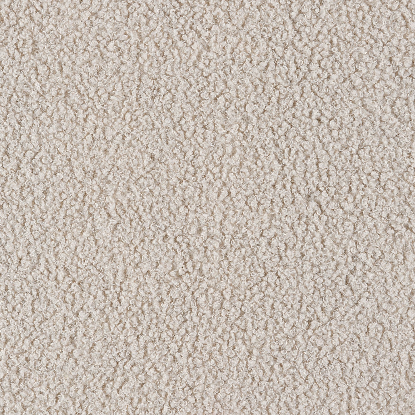 Mecedora Paige Boucle con respaldo medio tapizada en beige
