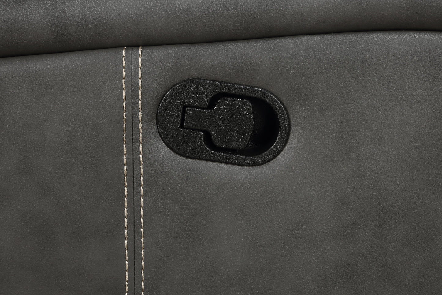 Sillón reclinable eléctrico tapizado Raelynn gris