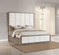 Cama Durango de 80 pulgadas con paneles en color roble topo